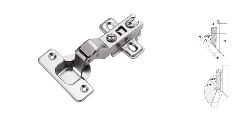 35 Concealed Hinge, 35 degree